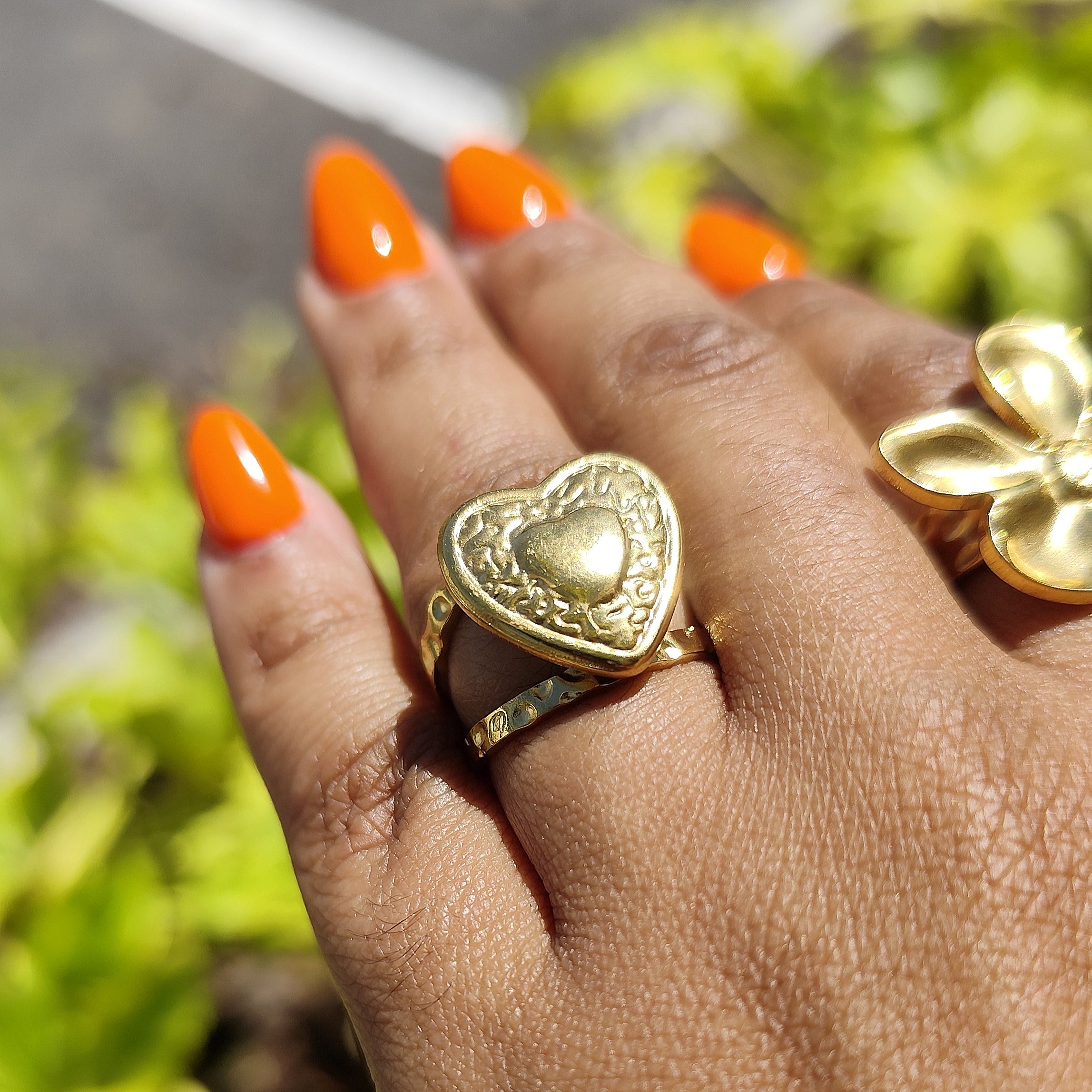 Bague cœur à cœur