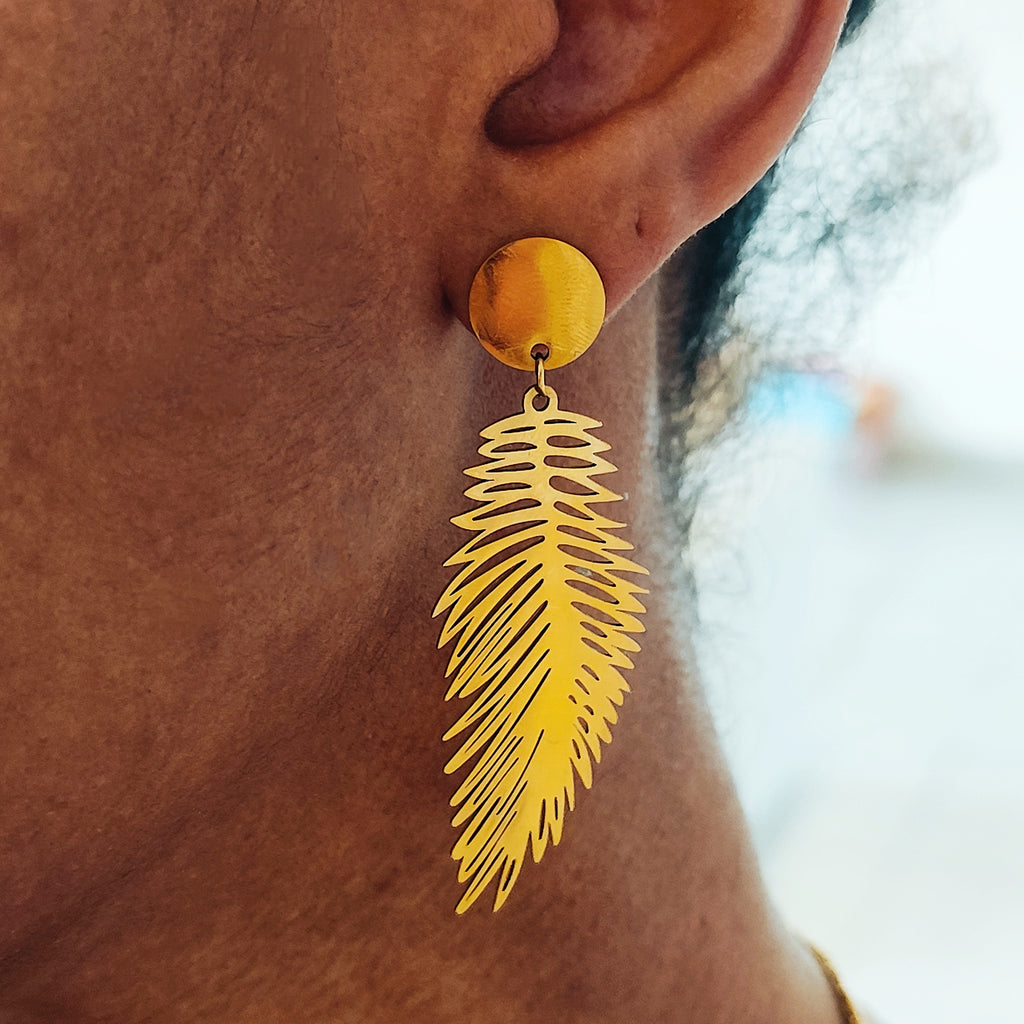 Boucles d'oreilles Fèy Lô