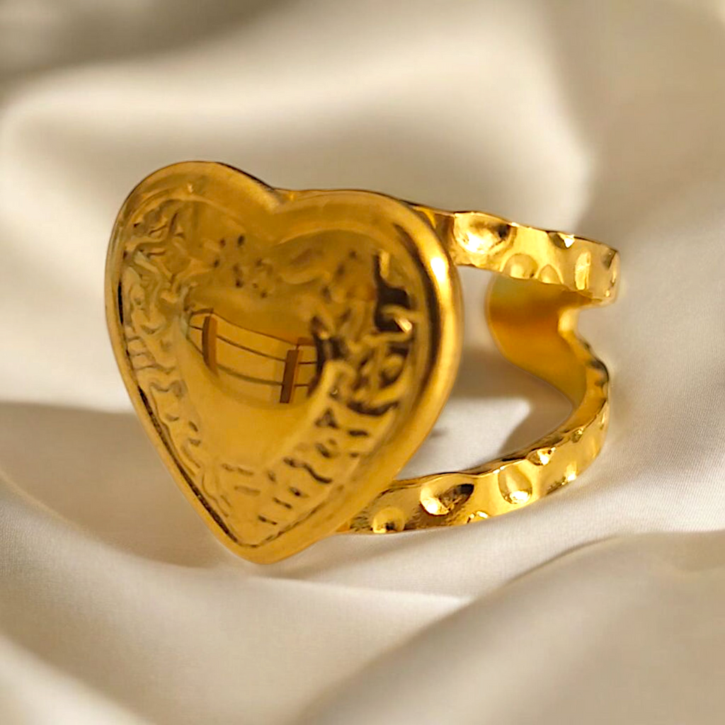 Bague cœur à cœur