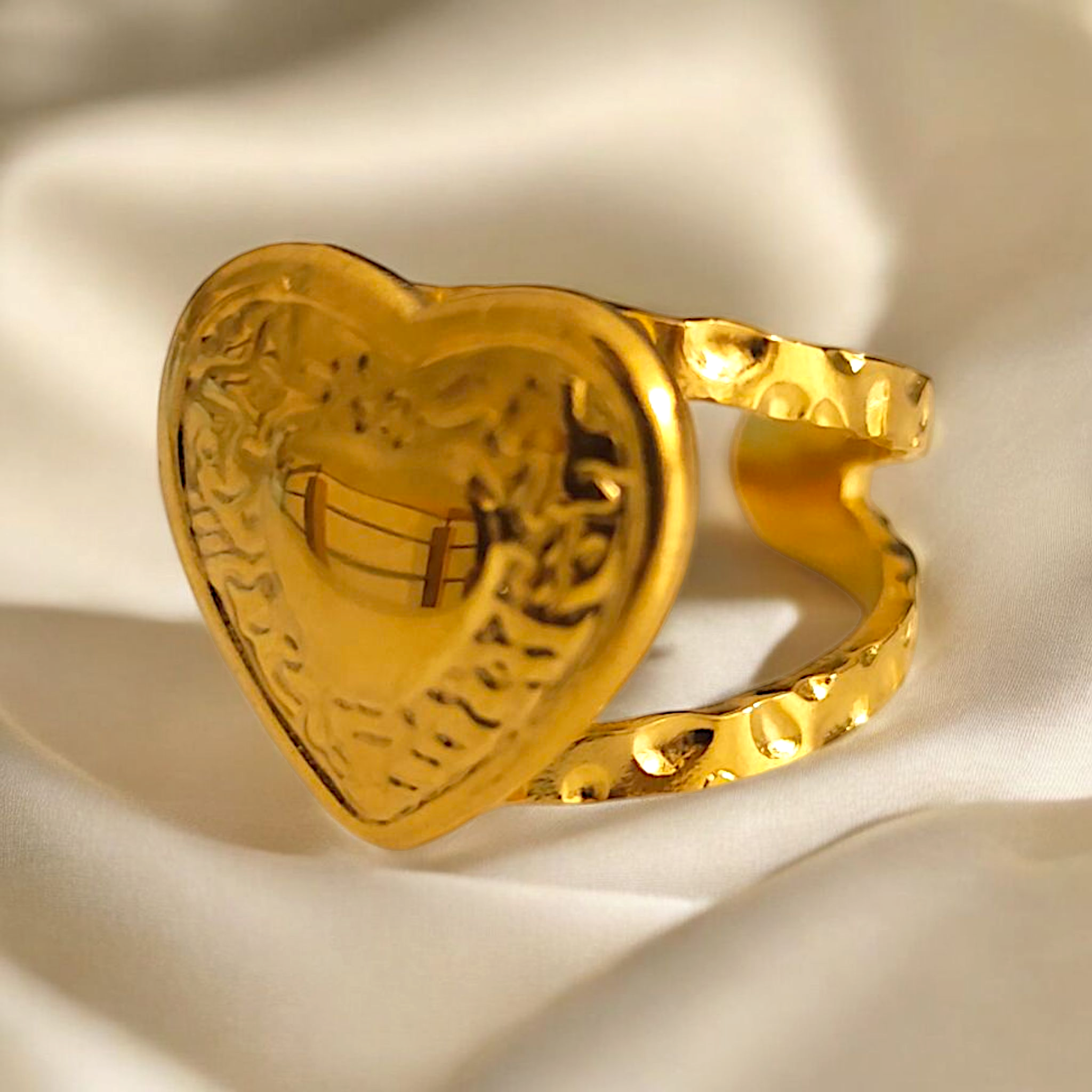 Bague cœur à cœur