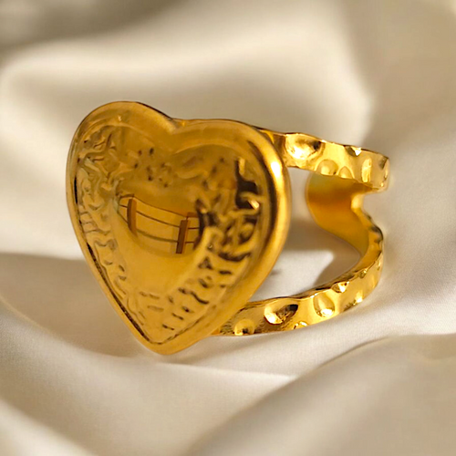 Bague cœur à cœur