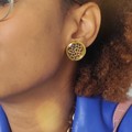 Zoom boucles d'oreilles Cheetah